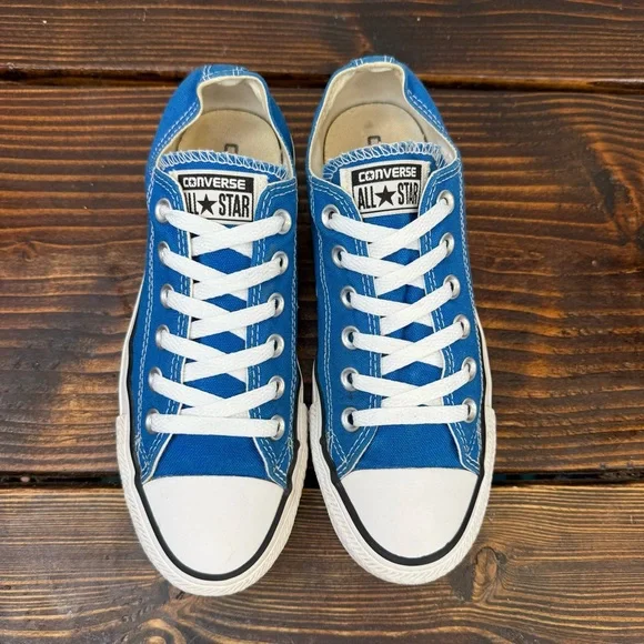 Converse Chuck Taylor All Star Blue Low Top Sneakers – Women’s 7 / Men’s 5 - Picture 6 of 10